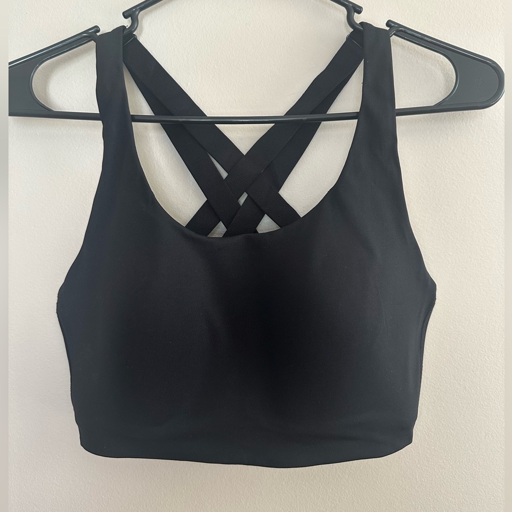 Lululemon Black Crisscross-Back Sports Bra